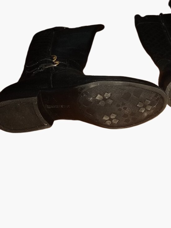 NATURALIZER N5 COMFORT KNEE HIGH BLACK BOOTS SIZE 6.5 US - Picture 8 of 14